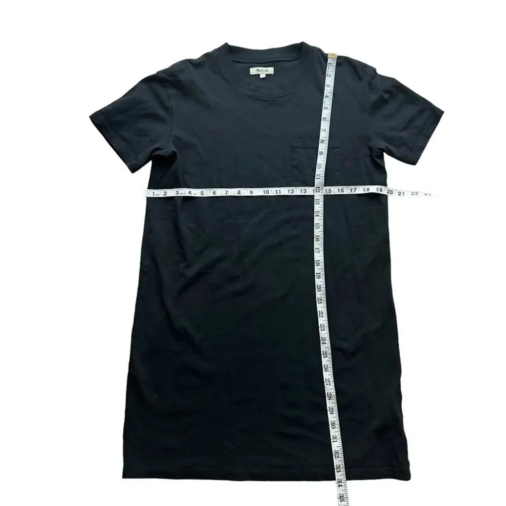 Madewell Pocket Tee Dress Black Size Small - Picture 6 of 13